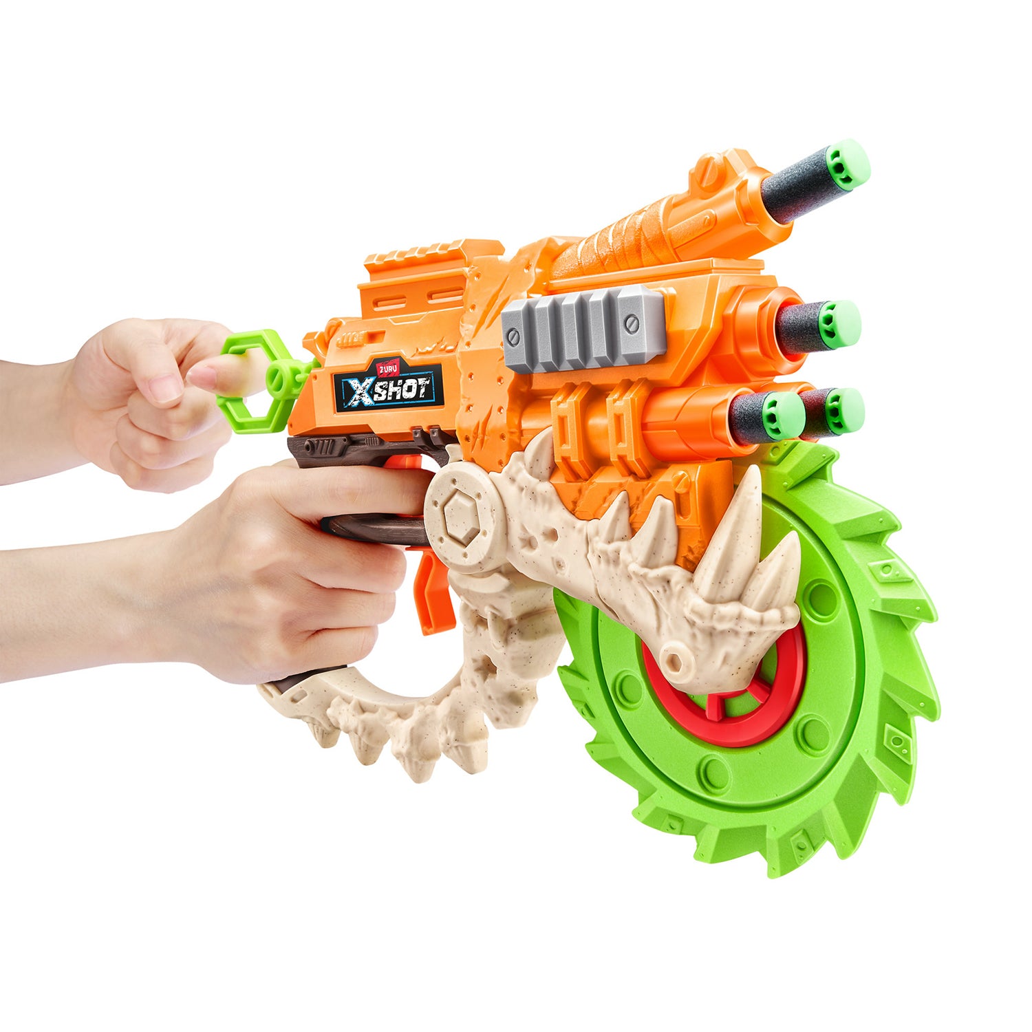 ZURU - XShot Insanity HorrorFire Reaper X con Lama Rotante e 8 Dardi inclusi